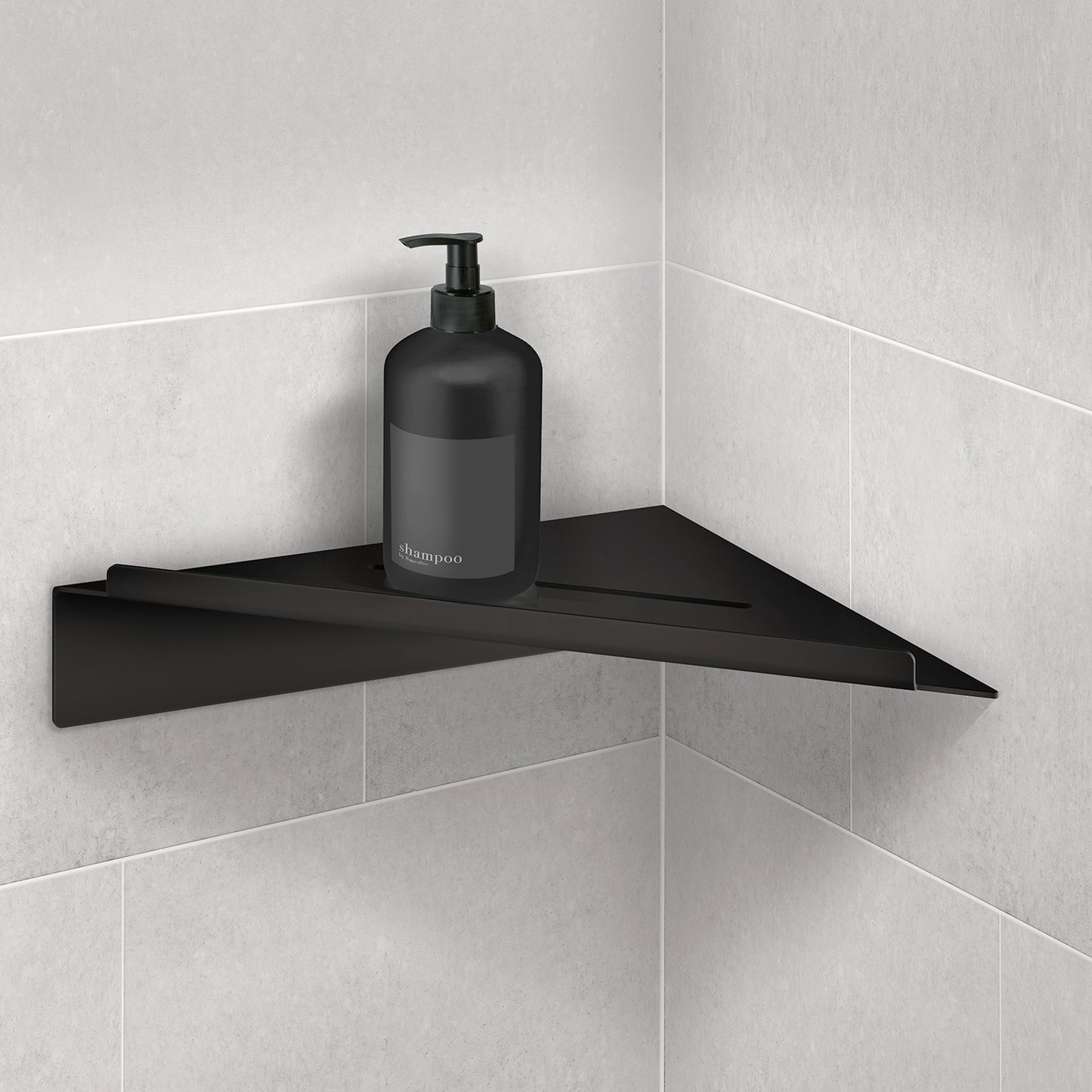 Corner Shower Shelf, self-adhesive