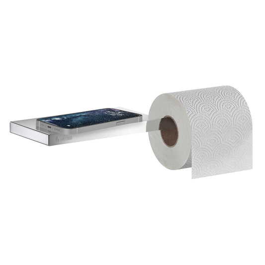 Toilettenpapierhalter mit Ablage