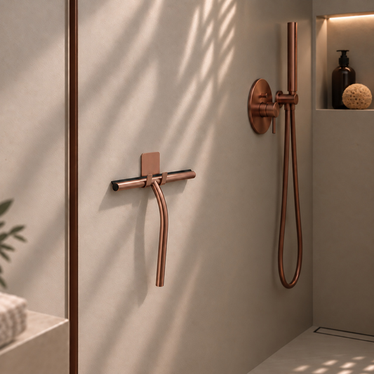 Shower Squeegee with self-adhesive Hook