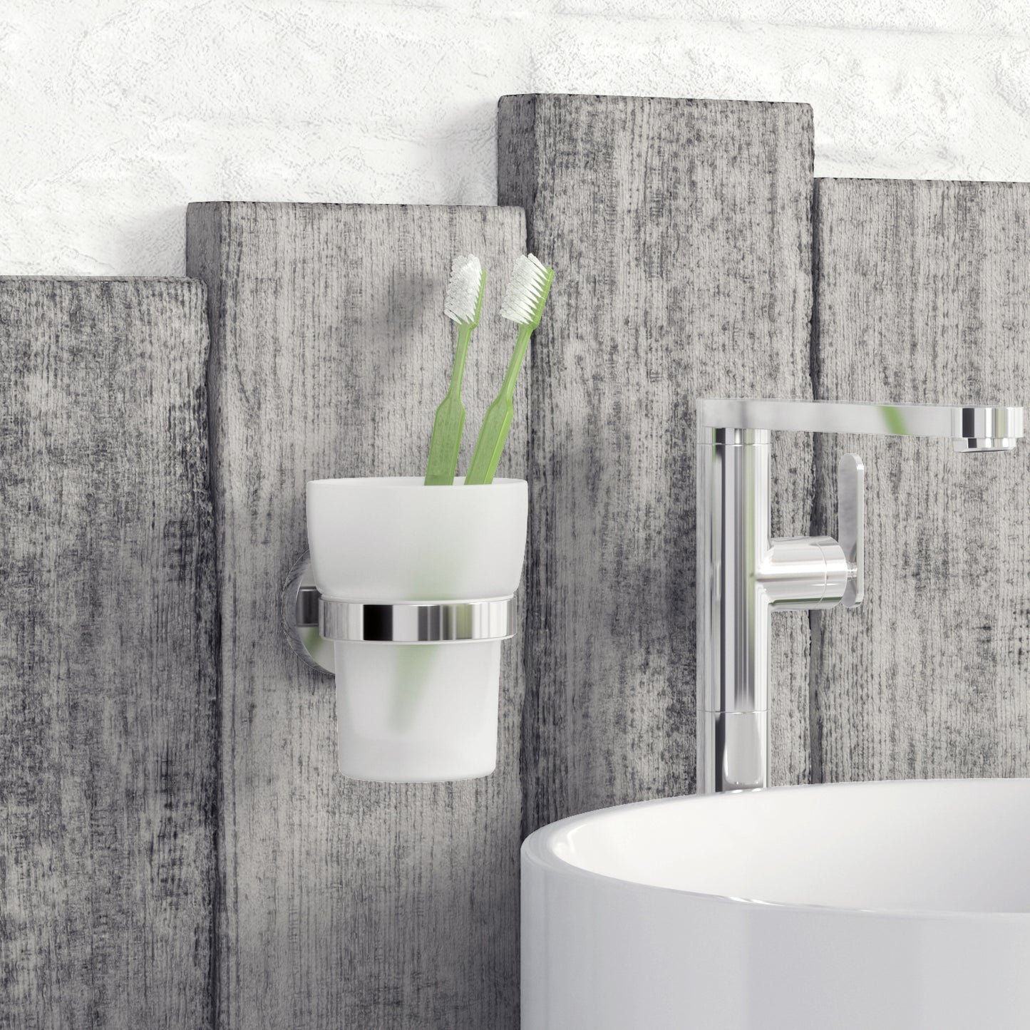 Spare Frosted Glass Tumbler