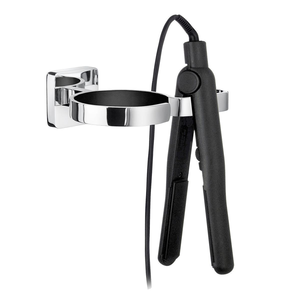 Holder for hårtørrer og rettetang