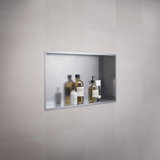 Shower and bathroom wall niche