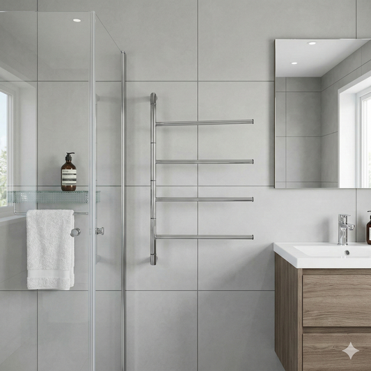 Towel Bar, 4 Swivel Arms for Towels