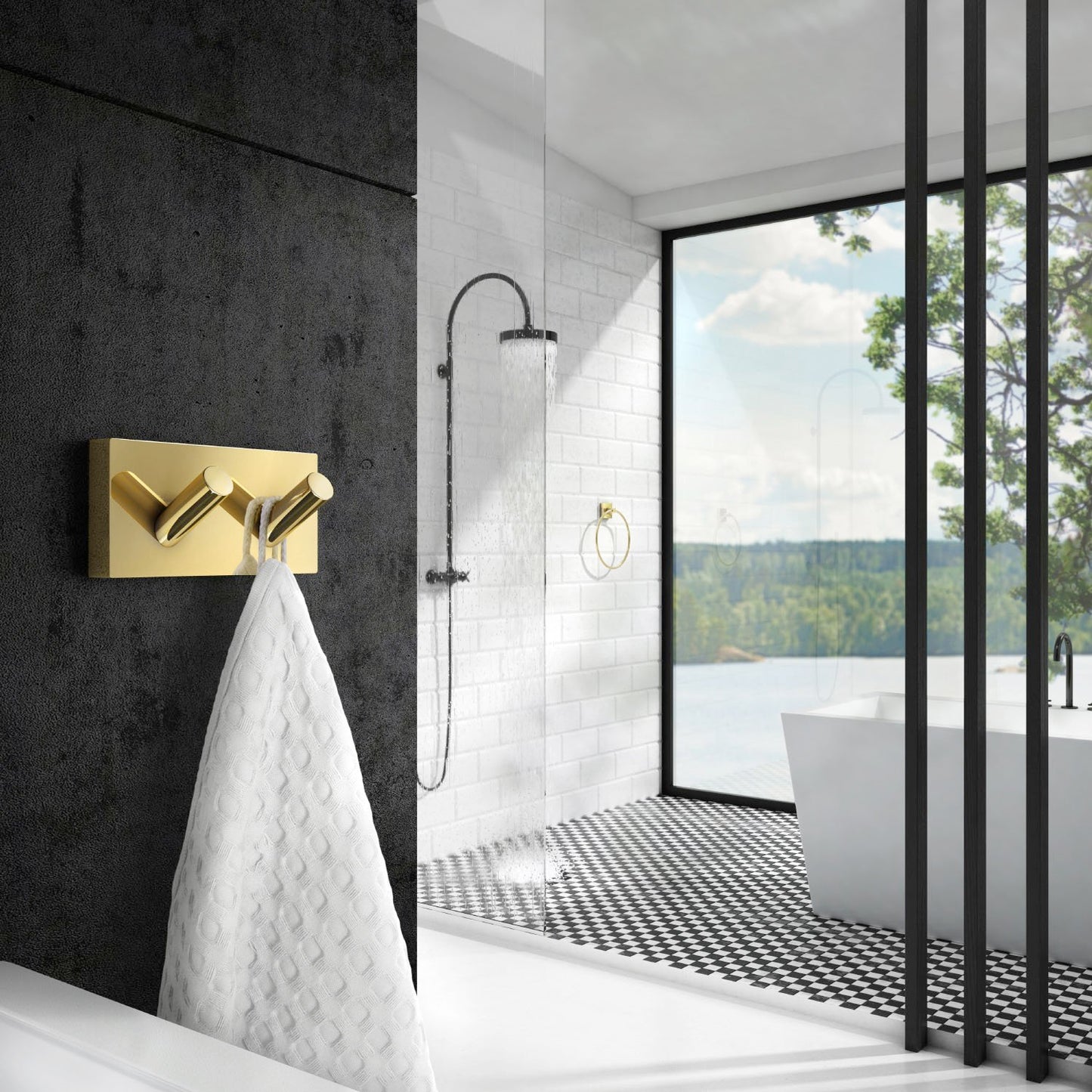 Double Towel Hook