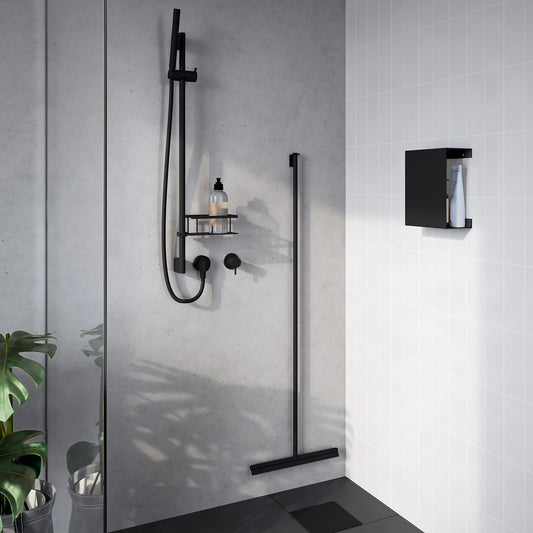 Basket for shower riser rail