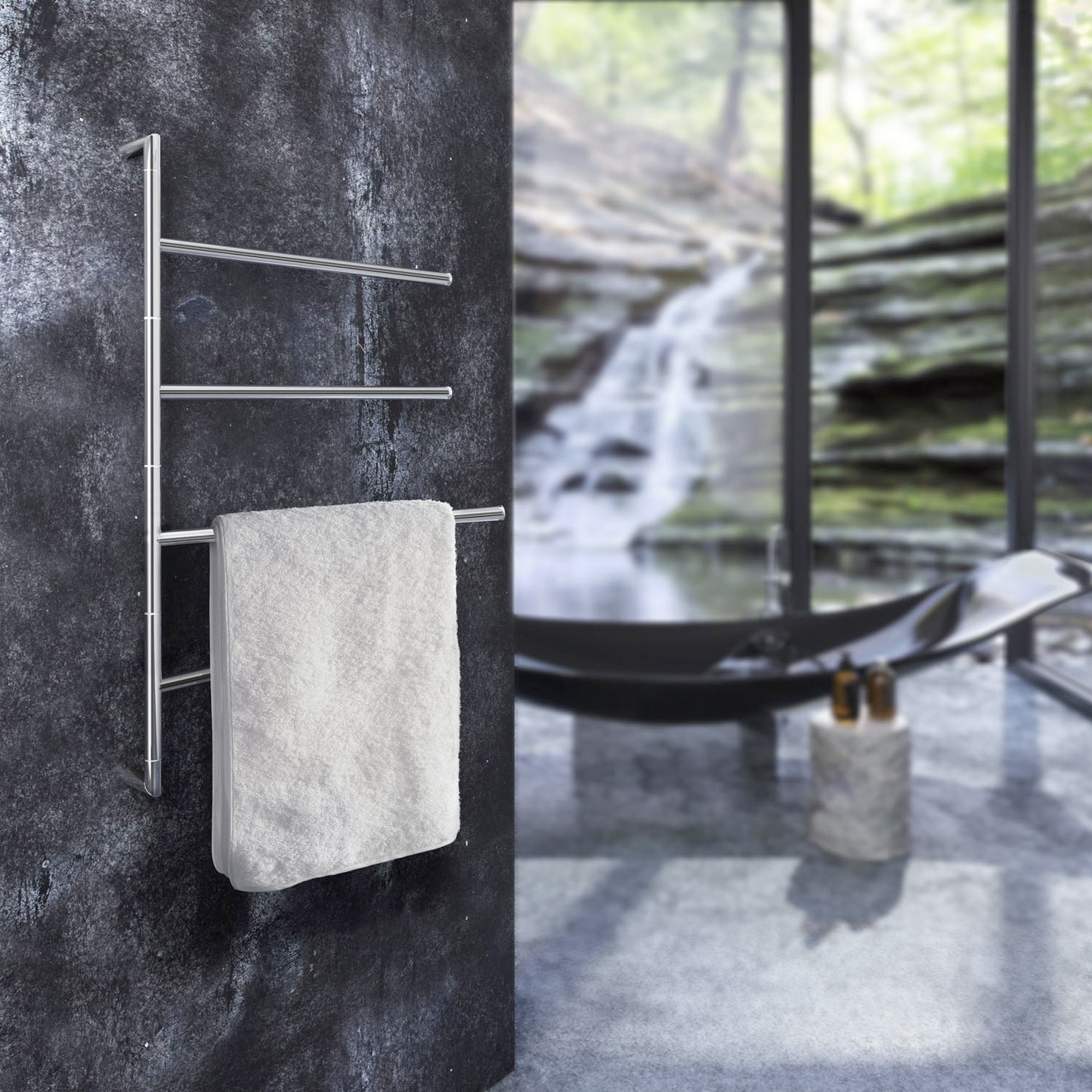 Towel Bar, 4 Swivel Arms for Towels