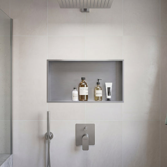 Shower and bathroom wall niche