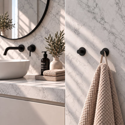 Towel Hook, pair, Self-adhesive
