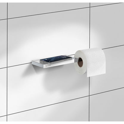 Toilet roll holder with Shelf