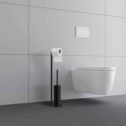 Toilet Roll Holder/Toilet Brush, Free Standing
