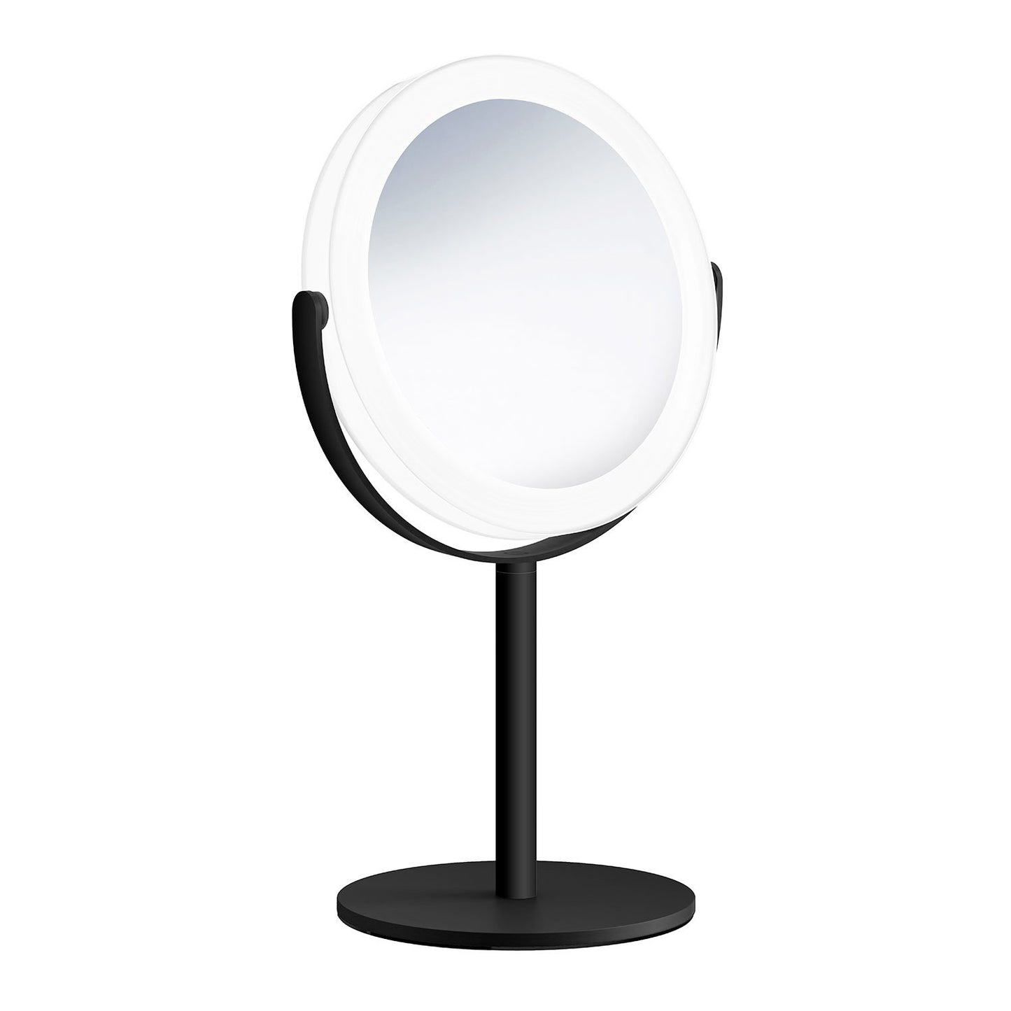 Sminkspegel på fot med LED-belysning