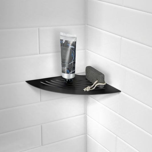 Grout Line Corner Shelf
