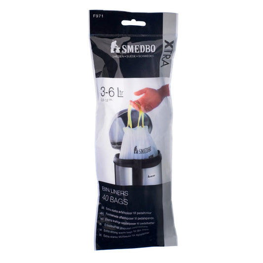 Påsar till pedalhink, 6 liter (40 st)