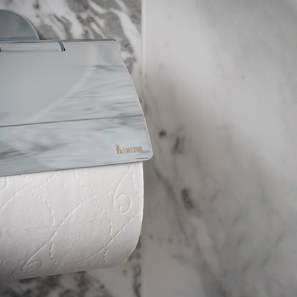 Toilet Roll Holder with Lid