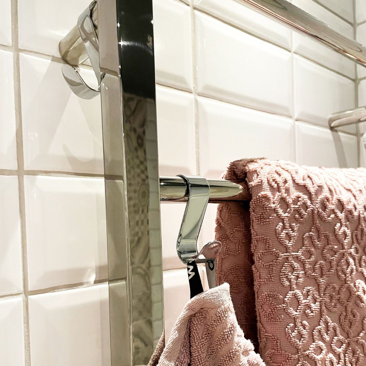 Handduksskrok, par, passar till handduksvärmare