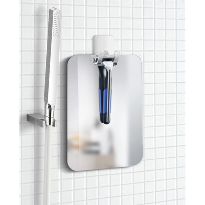 Plastic Mirror with self-adhesive Hook