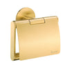 Toilet Roll Holder with Lid, Self-adhesive