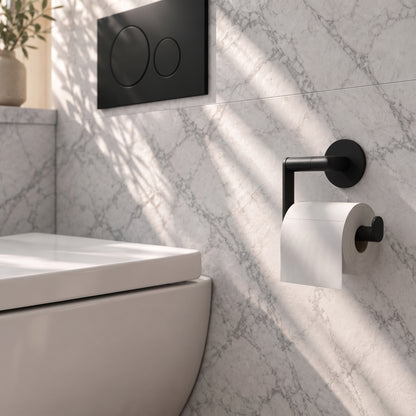 Toilet roll holder, Self-adhesive