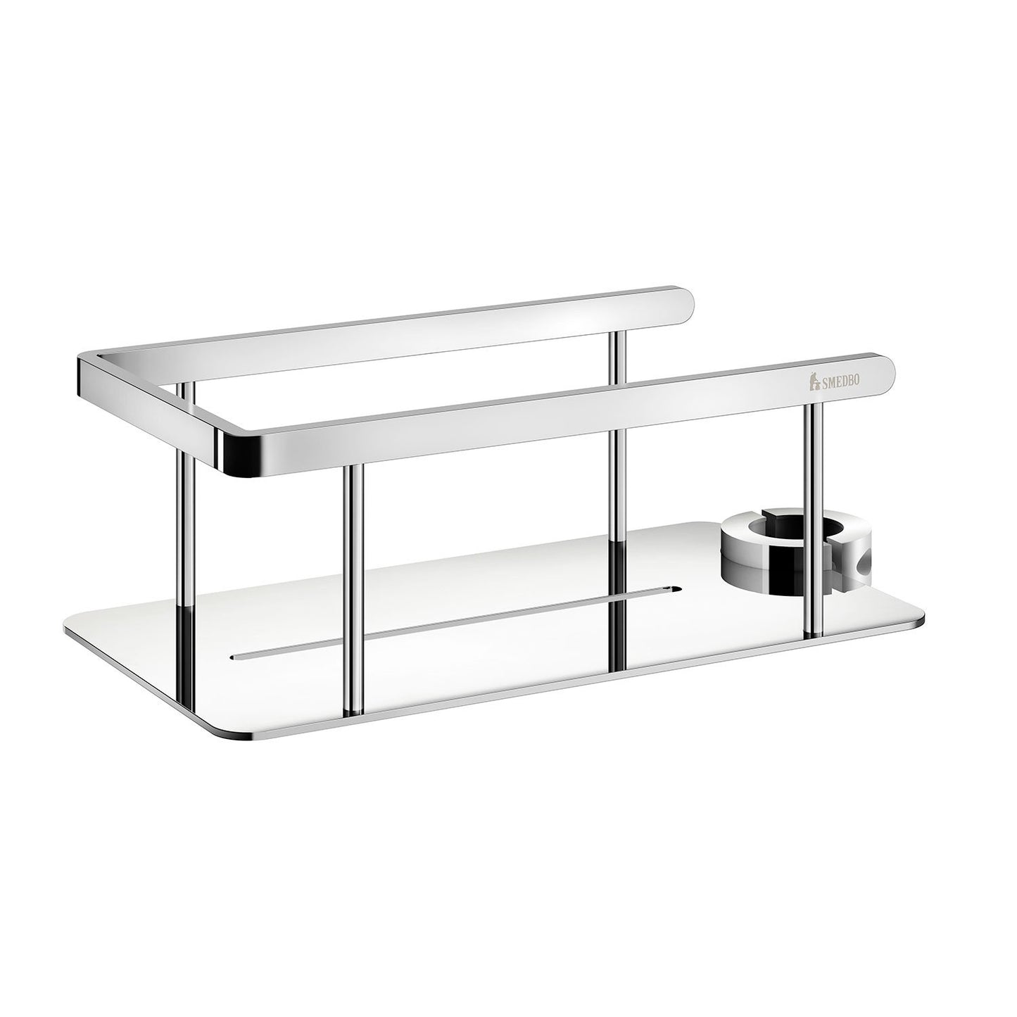 Basket for shower riser rail