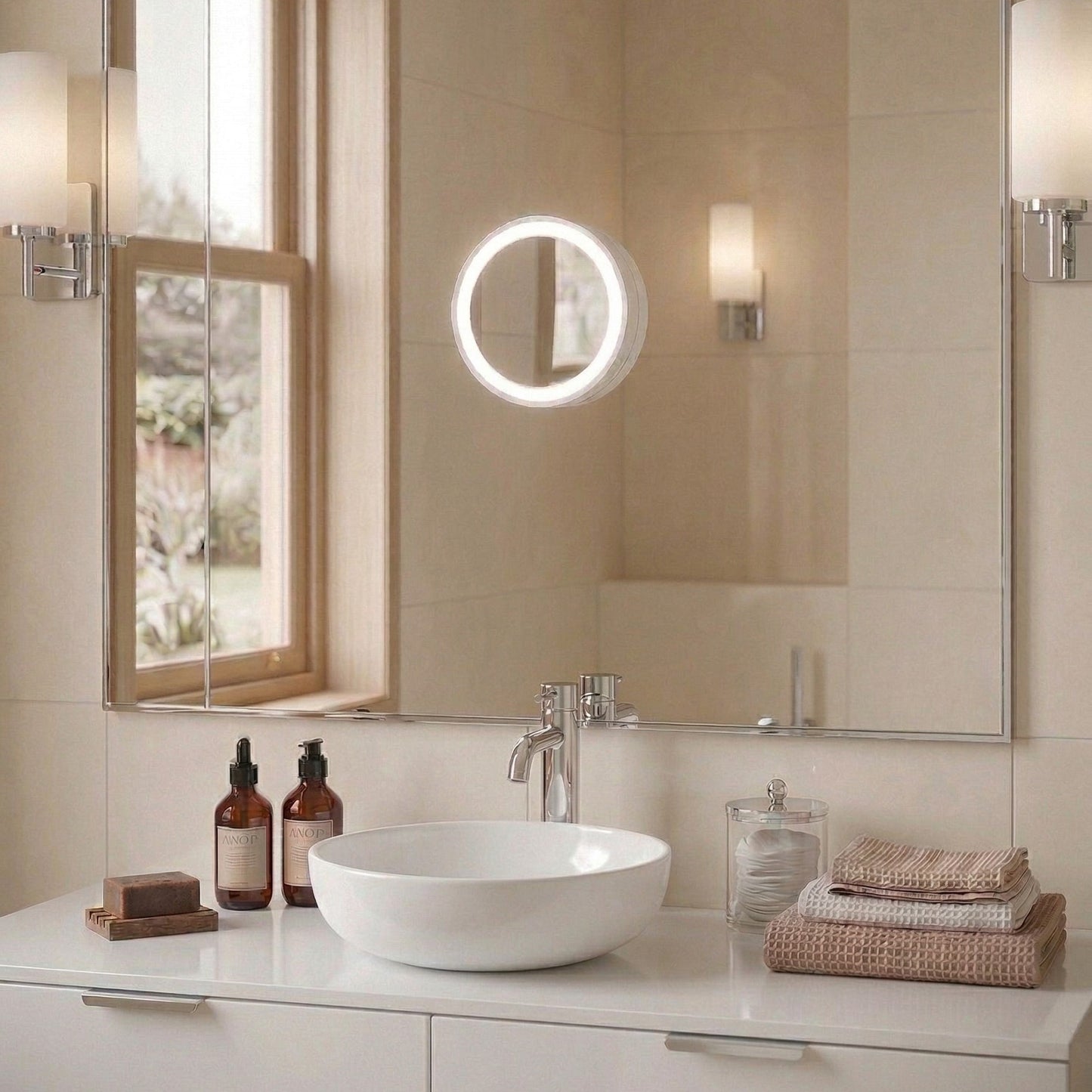 Make-up Mirror with Suction Cups