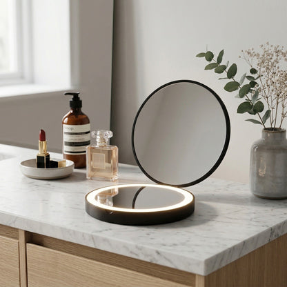 Resespegel med LED-belysning