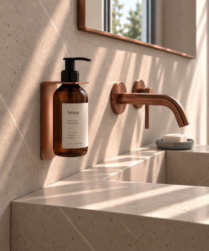 Holder for Soap Dispenser, Self-adhesive