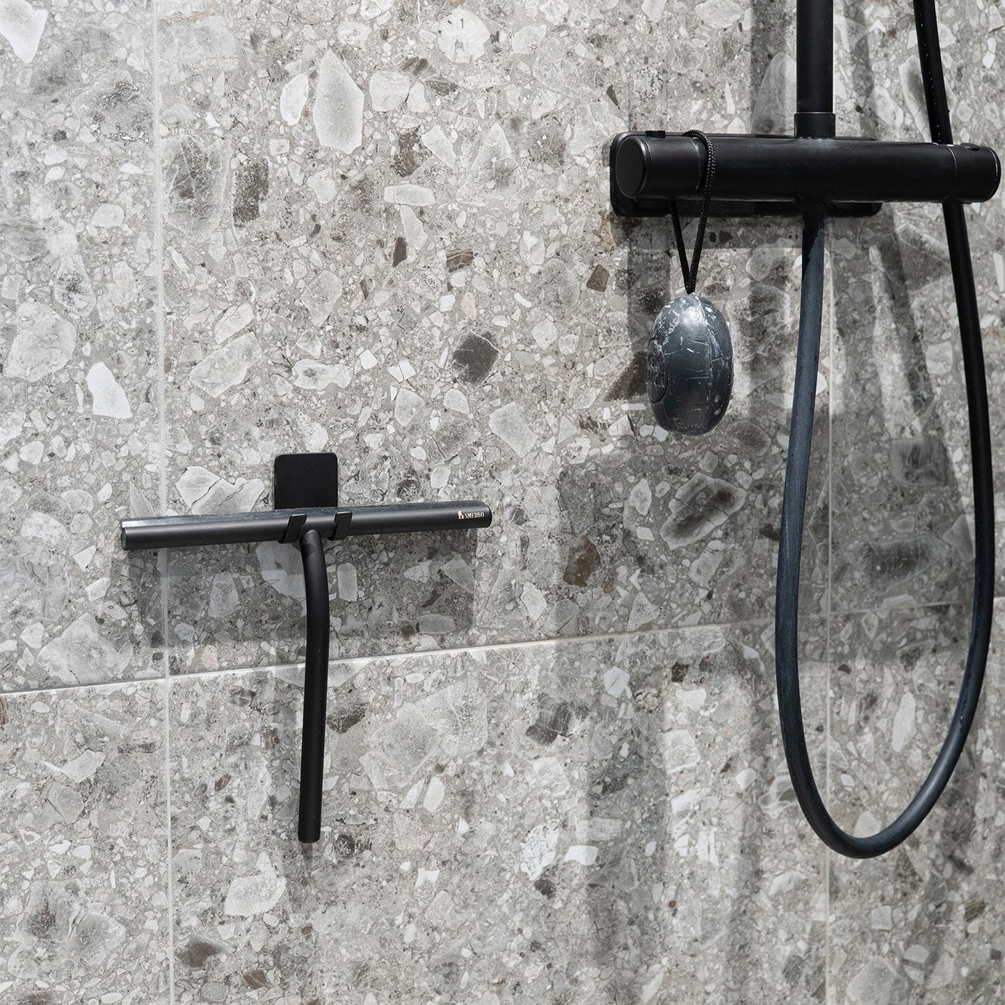 Shower Squeegee with self-adhesive Hook