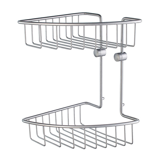 Double Corner Shower Basket