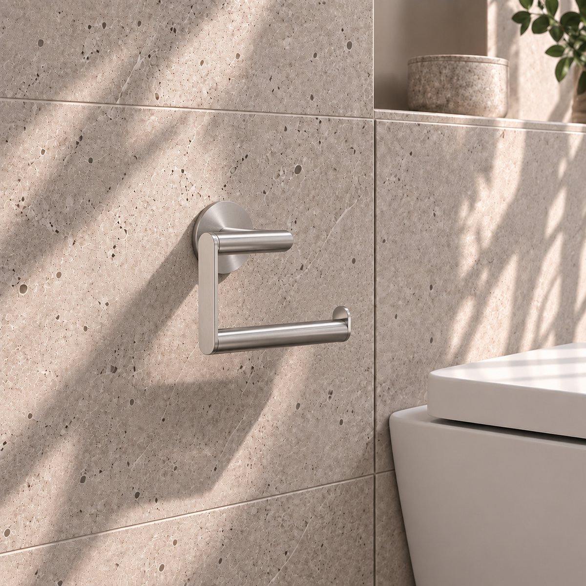 Toilettenpapierhalter, Selbstklebend