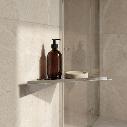 Corner Shower Shelf, self-adhesive