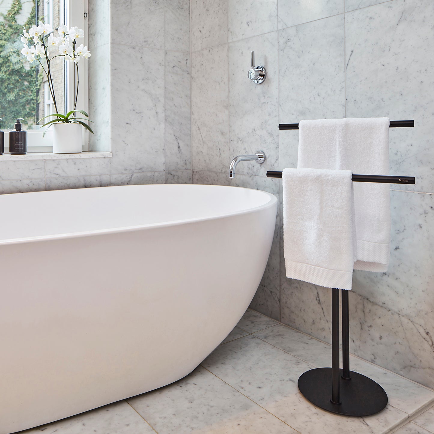 Towel Rail Double, Free-Standing