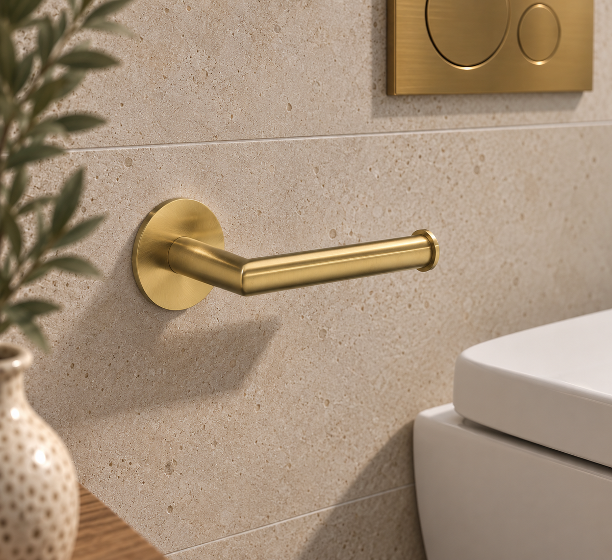 Toilet Roll Holder, Self-adhesive